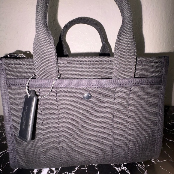 NWOT Small Coach Black Canvas Tote Charm NOT Included - Picture 11 of 13